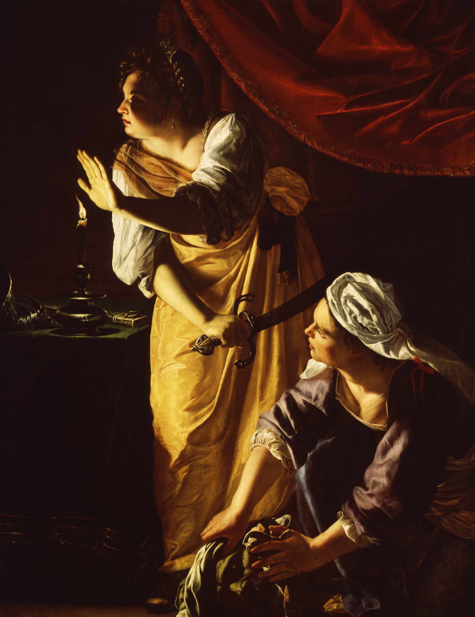 Judith & Her Maidservant with the Head of Holofernes by Artemisia Gentileschi