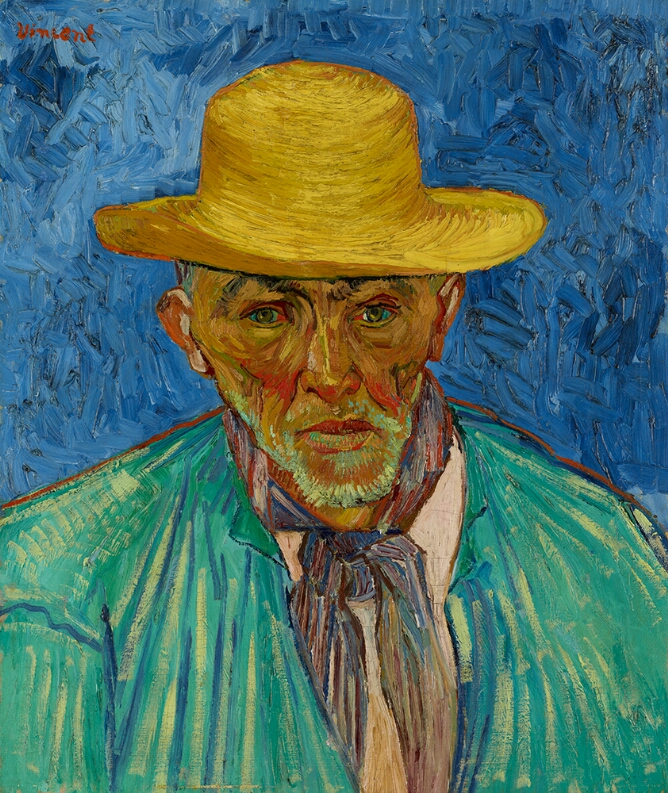 Portrait of a Peasant (Patience Escalier) by Vincent Van Gogh