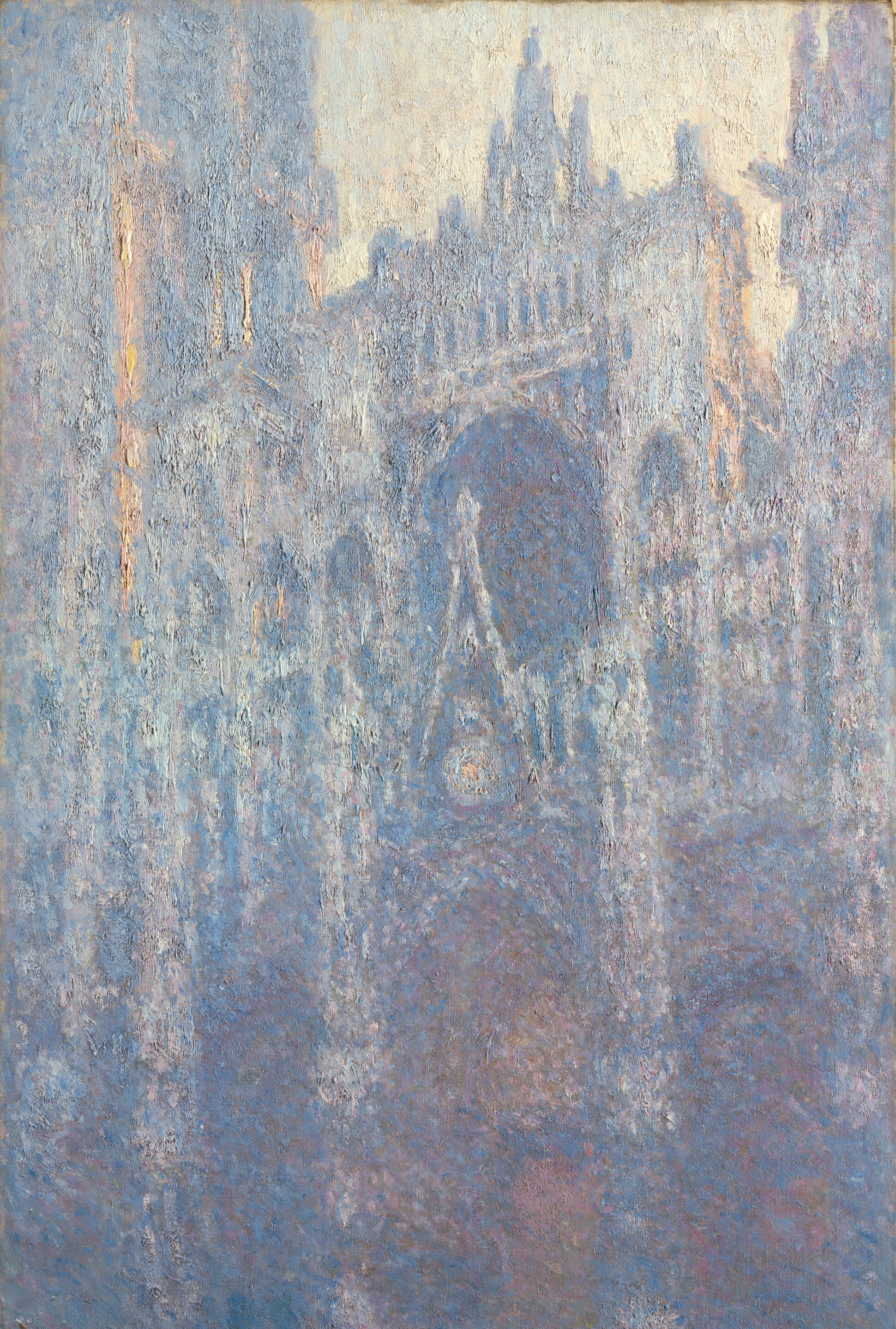 The Portal of Rouen Cathedral in Morning Light by Claude Monet
